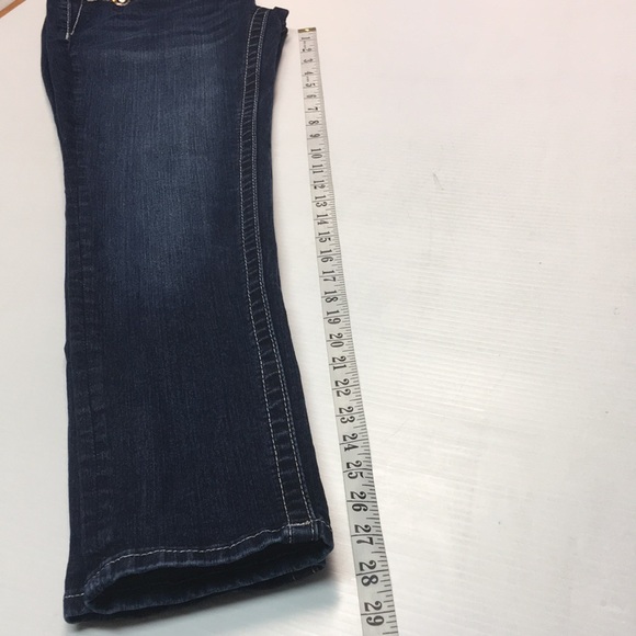 Miss Me Women’s Signature Ankle Skinny Blue Jean with Sequins Rhinestones. Sz 28 - Picture 11 of 11